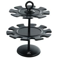 ราคา ที่แขวนตรายาง 2 ชั้น 18 ช่อง สีดำ ( 1 ชิ้น ) (14142447676)