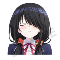 ราคา kurumi tokisaki สติ๊กเกอร์ 2 แผ่น Date A Live อนิเมะ คุรุมิ โทกิซากิ น่ารัก (27087451831)