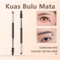 ราคา TSN- 2 IN 1 Eyebrow Brush Eyeliner Brow Brush Tool Eyebrow Brush Makeup (26681202255)