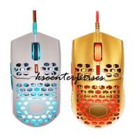 ราคา MOUSE COOLERMASTER Mouse CM MM711 RGB Gaming Mouse Retro / Golden/Red Edition (8186096546)