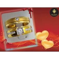 ราคา แหวนคู่ทองคำแท้ประดับเพชรรวม 0.23cts (8141845192)