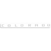 ราคา logo colorado โลโก้ Colorado ตัวใหญ่ 3 D ติดฝากระโปรงหน้า สีขาว White (9433797673)