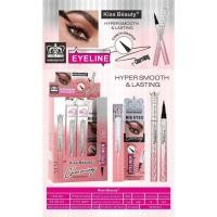 ราคา 59185-03 อายไลเนอร์ Kiss Beauty สีดำ เส้นเล็ก คมชัด ติดทนนาน พร้อมส่ง Brooke_7 (22862394912)