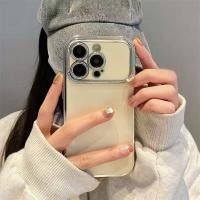 ราคา หรูหราเงินชุบกรอบเคสโทรศัพท์สําหรับ iQOO Z9X Z9 Turbo Z8 Z7i Z1 Z1X U3 U3X U1 U1X 5G Off-white Soft ปลอกเลนส์ป้องกันกันกระแทกปกหลัง (40650694054)