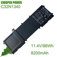 ราคา CP Original แบตเตอรี่แล็ปท็อป C32N1340 11.4V/96Wh/8200MAh สำหรับ ZenBook NX500 NX500J NX500JK-DR027H DR012H DR017H XH72T (26757036496)