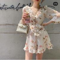 ราคา จั๊มสูทกางเกงผ้าชีฟอง (6907569007)