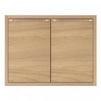 ราคา KITZCHO บานซิงค์คู่ KEM-LUR-S-FT-6080X-HO สีฮันนี่โอ๊ค (19831768267)