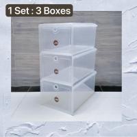 ราคา กล่องใส่รองเท้า กล่องใส่รองเท้า(ผู้ชาย) 1เซ็ท/3กล่อง (15282465277)