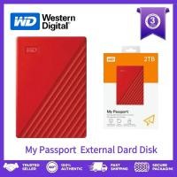 ราคา 1TB 2TB 4TB External Hard Disk WD My Passport red USB3.0 HDD 2.5'' Portable hard drives ฮาร์ดดิสพกพา (54900572112)