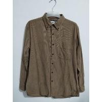 ราคา UNIQLO KEMEJA เสื้อเชิ้ตผ้าลูกฟูกสีพื้นมือสอง (27942345414)