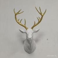 ราคา ของประดับผนังเรซิ่น กวางหัวจี้ แบบแฮนด์เมด สำหรับการตกแต่งบ้านPJTU (42925212157)