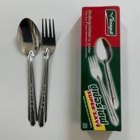 ราคา ช้อนส้อม ช้อน ส้อม ตรานกนางนวล Seagull (12ชิ้น) ช้อนข้าว ช้อนข้าวต้ม ช้อนก๋วยเตี๋ยว ช้อนสั้น ชุดช้อนส้อม คุณภาพดีไม่สนิม (6580961678)