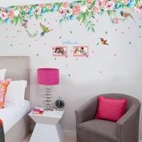 ราคา SK 9052 ROSE FRAME สติ๊กเกอร์ติดผนัง (UK 90X60) สติ๊กเกอร์ติดผนัง (7081941944)