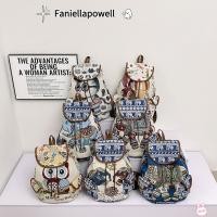 ราคา กระเป๋าเป้สะพายหลัง FANIllaPowell ดีไซน์พิมพ์ลายช้างและนกฮูกแบบ Jacquard พร้อมสายคล้อง.Drawstring สำหรับ стильcasualและเที่ยว (51000281135)