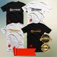 ราคา [PREMIUM QUALITY] CONVERSE เสื้อยืดผู้ชายผู้หญิงแขนสั้น/แขนยาว (51500921345)