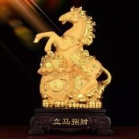 ราคา ม้ายืนถุงทองถุงสมบัต ม้ายืนกองเงินกองทอง ม้ามงคลยืน 12ราศีม้า ของขวัญวันเกิด 金马 (3757466866)