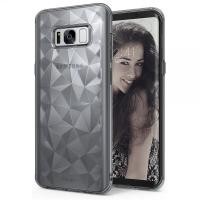 ราคา เคส Rearth Ringke Air Prism Case for Galaxy S8 - Smoke Black ของแท้สินค้านำเข้า (5352453697)