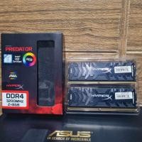 ราคา แรมพีซี RAM DDR4 KINGSTON HYPERX PREDETOR RGB 16GB 8x2 BUS 3200 มือ2 (ครบกล่อง) ประกัน Synnex (24955174738)
