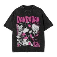 ราคา S-5XL Dandadan (Turbo/Ayase Momo/Okarun/Ayase Seiko) กราฟิกผู้ชายผ้าฝ้าย 100% Heavyweight เสื้อยืดแขนสั้น (42558410953)