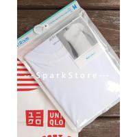 ราคา [ใหม่][ใหม่] Uniqlo Airism Crew Neck Short Sleeve Micro Mesh White Undershirt (41524570777)