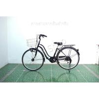 ราคา จักรยานแม่บ้านญี่ปุ่น - ล้อ 26 นิ้ว - เกียร์ 6 สปีด - ไฟหน้าอัตโนมัติ - สีดำ [จักรยานมือสอง] (41267506215)