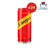 ราคา Schweppes Dry Ginger Ale ชเวปส์ ดรายจิงเจอร์ เอล 330มล. x24 กระป๋อง โค้ก น้ำอัดลม (24826936157)