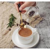 ราคา ช้อนชงกาแฟ ตักขนมสีทอง ลายกุหลาบ สวยหรู (25109265012)