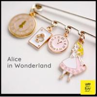 ราคา เข็มกลัดคนท้อง Alice in Wonderland เข็มกลัดคนท้องนำโชค เข็มกลัดคนท้องน่ารัก (6067835211)