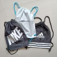 ราคา Adidas x Nike กระเป๋าถุงหูรูด ของแท้มือสอง (26552158370)