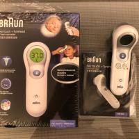 ราคา ขาย BRAUN THERMOMETER+Forehead เทอรโทมิเตอร์วัดไข้ แบบแตะหน้าผาก (5215841633)
