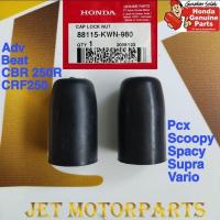 ราคา 88115KWN980 1ชุดหมวกล็อคน็อตยางกระจกมองหลังADV BeAT CBR 150 CRF 150 PCX Scoopy Spacy Supra VarioเดิมหรือเดิมHonda AHM (40805755727)