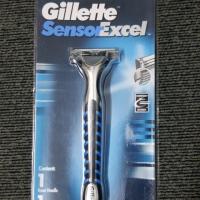 ราคา Gillette Sensor Excel ยิลเลตต์ เซ็นเซอร์ เอ็กเซล ใบมีดคู่มีดโกน 1 ด้าม 1 แพ็ค (7737103108)