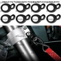 ราคา PIKAPIQ 2/5 ชิ้น Anchor Hook Strap, สีดําพร้อมตะขอ O-ring Tie Down Buckle, อเนกประสงค์ Down Anchor สําหรับรถบรรทุกจักรยาน (43917234052)