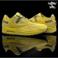 ราคา (พร้อมส่ง ของแท้100%) ใช้โค้ดลด 30% ได้ Nike Air Max 1 Travis Scott Cactus Jack Saturn Gold (27928073380)