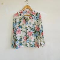 ราคา เสื้อเชิ้ตแขนยาว วินเทจ มือสอง (23347474338)