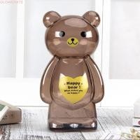 ราคา เรืองแสงกระปุกออมสินหมีจัดการเขี้ยวยิ้มใบหน้าการ์ตูนหมีน้ําหนักเบาอนุบาลใสของเล่นเด็ก (51901142191)