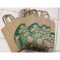ราคา ถุงกระดาษสตาร์บัค​ ของใหม่​สภาพสวย (9079362630)