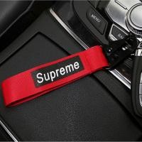 ราคา พวงกุญแจรถยนต์ ผ้าแคนวาส จี้รูป Supreme แบบสร้างสรรค์ (17736080511)