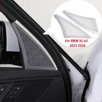 ราคา สําหรับ BMW X1 iX1 U11 2023 2024 สแตนเลสรถจัดแต่งทรงผมลําโพงเสียงตกแต่งฝาครอบสติกเกอร์ Trim (42671839601)