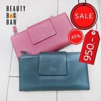 ราคา กระเป๋าสตางค์หนังแท้ทั้งใบ ทรง3พับ ใบยาว BTBB00AJL16 (8769690346)