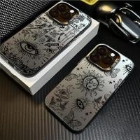ราคา สําหรับiPhone 11 16 15 Pro 17 Max 16e 14 11 12 13 15 Pro XR XS Max X 7 8 Plus SE2022 Sketching Graffiti Eyes Sun IMD Matte Hardกันกระแทก (44069599000)