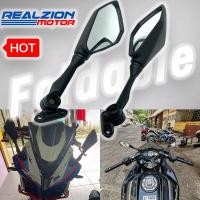 ราคา ใหม่ REALZION กระจกพับได้ z200 Pulsar RS200 R15 V2 CFMOTO 250SR 300SR กระจกมองข้าง Ninja650 400 300 250 ZX 6R 636 EX300 CBR150R 500R 650R 2 ชิ้น (26092785495)