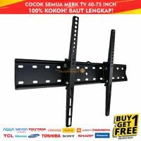 ราคา LED LCD TV Bracket 75 70 65 60 55 50 49 43 42 40 32 นิ้ว 32-75 In รับประกัน 2 Way Universal TV Bracket TV Bracket TV Bracket TV Briquette TV Bracket HROLR1 (40572061045)