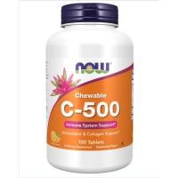ราคา วิตามินซี / Vitamin C-500 MG 100 Chewable Tablets (28707873118)