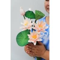 ราคา พร้อมส่งช่อดอกบัว บัวบูเก้ ช่อดอกบัวถวายพระ ช่อดอกบัวประดิษฐ์เหมือนจริง (24693182050)