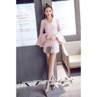 ราคา ฟรี EMS ชุดเดรสสั้น งานป้าย Lady Ribbon Thailand เสื้อผ้าแฟชั่นผู้หญิง Dress Size M สีชมพู พร้อมส่งสวยเหมือนแบบ (1115347480)