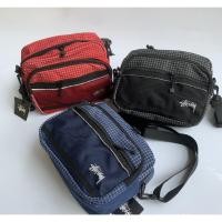 ราคา ♞Stussy แฟชั่นใหม่ กระเป๋าคาดอก กระเป๋าสะพายพาดลําตัว กระเป๋าคาดอก ตาข่าย ขนาดเล็ก อเนกประสงค์ สําห (27484153397)