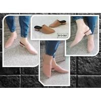 ราคา รองเท้าหัวแหลม สูง 1.5 นิ้ว เปิดส้น หนังนิ่ม ทรงสวย B1-561 (4443465166)