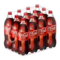 ราคา Coca Cola โค้ก น้ำอัดลม รสชาติออริจินัล สูตรน้ำตาลน้อยกว่า ขนาด 1.25 ลิตร x 12 ขวด (18010456941)