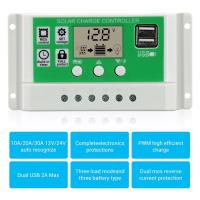 ราคา พร้อมส่งจากไทยsolar chargerโซล่าชาร์เจอร์PWM12/24V10A solar charge controller(green) (11710521925)